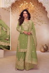 Kajri By Gulkayra Shimmer Silk With Embroidery Work Readymade Collections Wholesale Price In Surat